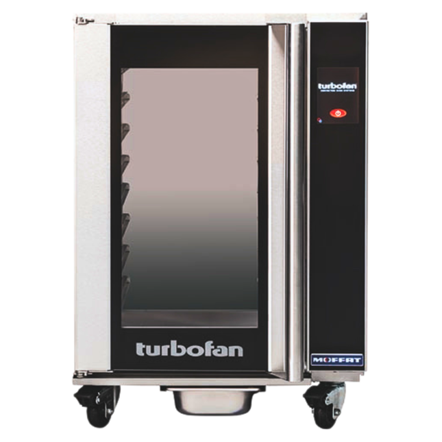 Turbofan convection oven on a white background