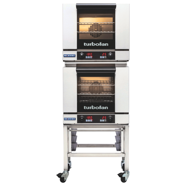 Turbofan oven on a white background