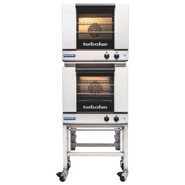 Turbofan oven on a white background