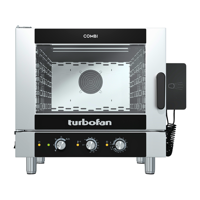 Turbofan combi oven on a white background