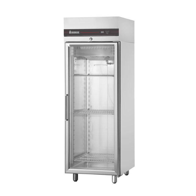 Inomak Single Door Upright Glass Fridge UFI1170G