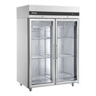Inomak 1432L Double Door Upright Glass Door Freezer UFI2140G
