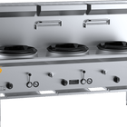 K+ Tripple Hole Three Waterless Wok Burner Table LPG