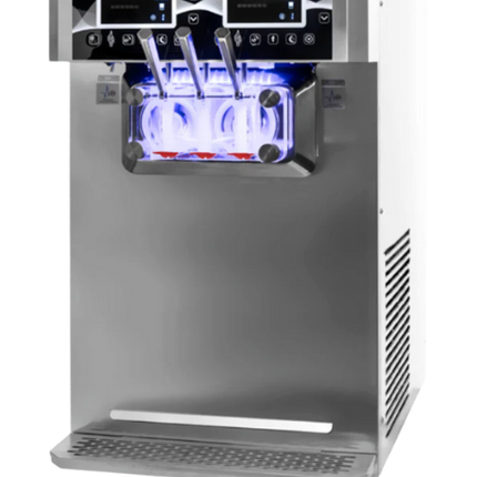 BRULLEN Twin Flavour Soft Serve Acai Frozen Yoghurt Machine 12L Hopper I26 PRO TWIN SYSTEM