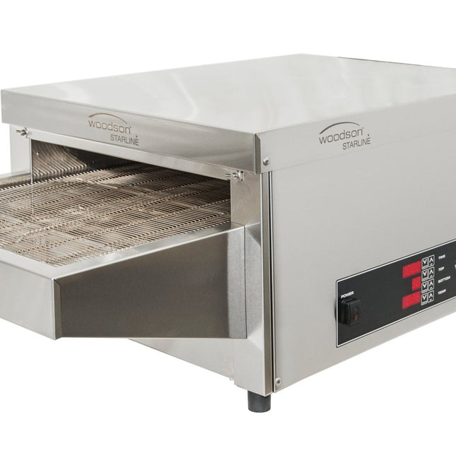 Woodson Starline 24 Amp Metal element Counter Top Pizza Conveyor Oven