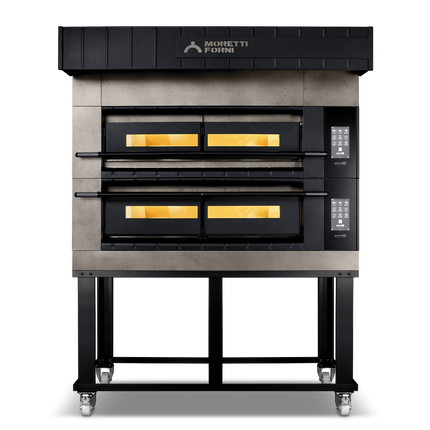 Moretti Forni serieX Double Deck Oven on Stand 8 x 35cmPizza COMP X100E/2/S