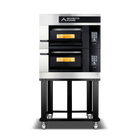 Moretti Forni serieX Double Deck Oven on Stand 4 x 35cm Pizza COMP X50E/2/S