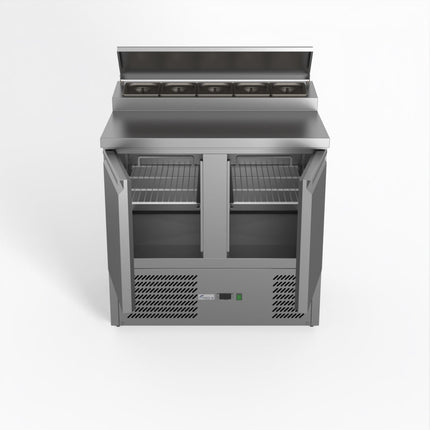 FED-X Two Door Salad Prep Fridge XGNS900D