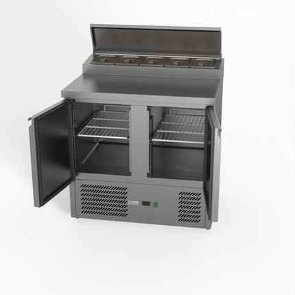 FED-X Two Door Salad Prep Fridge XGNS900D