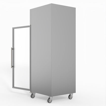 FED-X S/S Full Glass Door Upright Fridge XURC600G1V