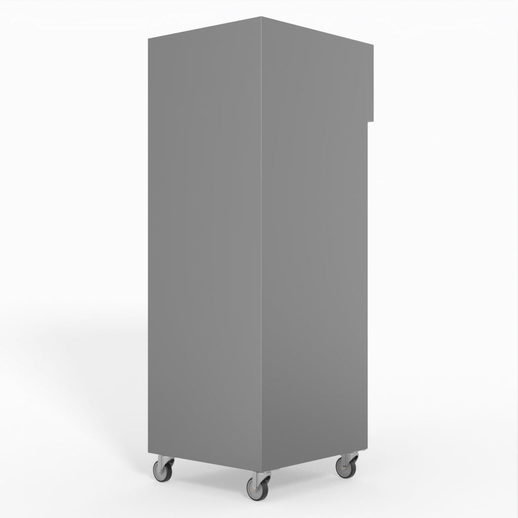 FED-X S/S Full Glass Door Upright Fridge XURC600G1V