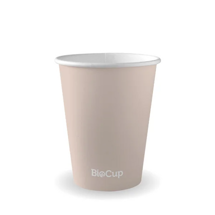 BioPak ABC-12 390ml (12oz) cup (fits large lids) stone