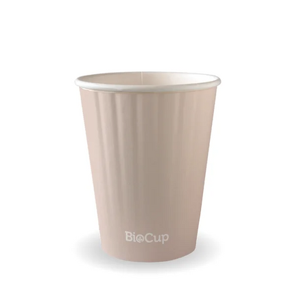 BioPak ABC-12DW 390ml (12oz) cup (fits large lids) stone