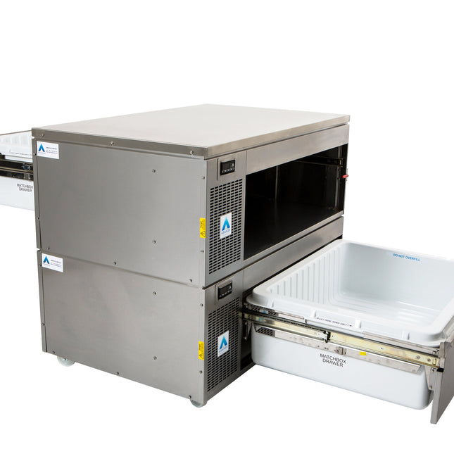 Adande Double Dual Temperature Matchbox Drawers - VCM2.RT