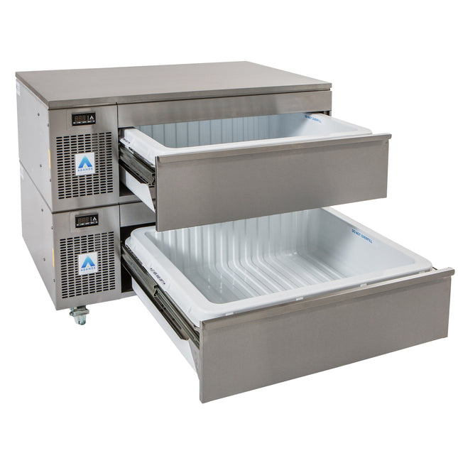 Adande Double Slimline Dual Temperature Drawers VLS - VLS2.PT