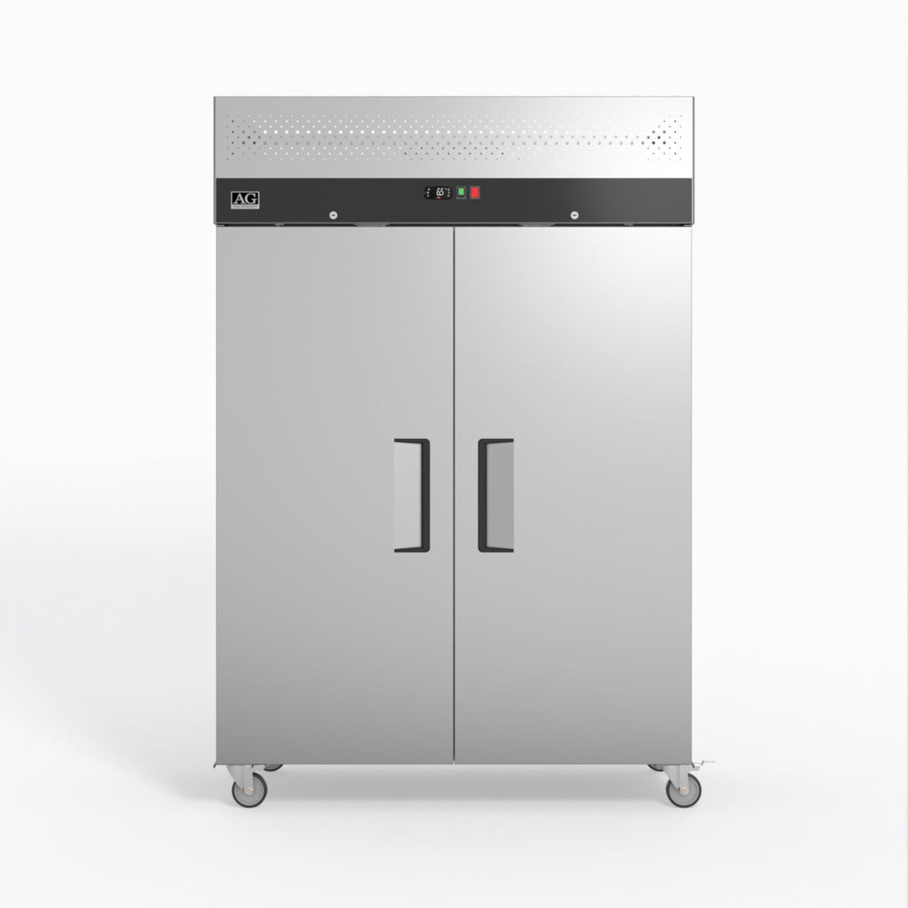 AG 1200 Litre Upright Double Door Stainless Steel Door Freezer GNX1200BT - AG-GNX1200BT