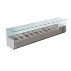 AG Bench Top Saladette / Pizza Showcase - 2000mm - AG-VRX2000-380