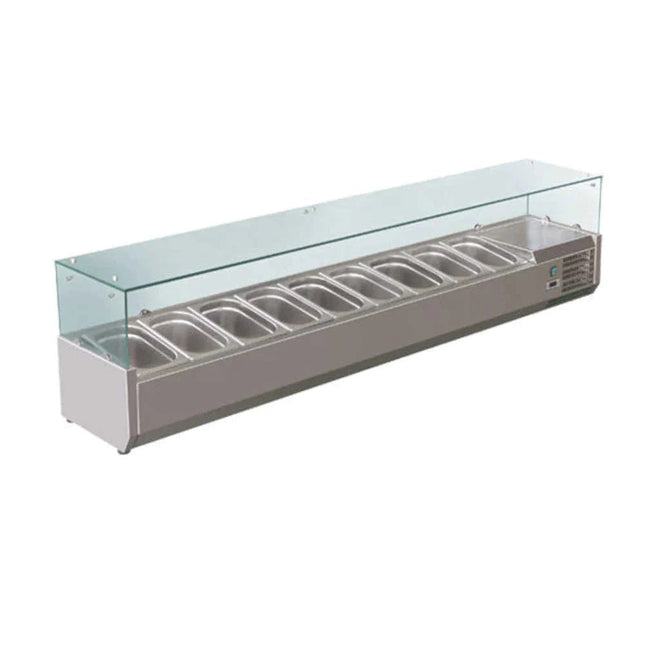 AG Bench Top Saladette / Pizza Showcase - 2000mm - AG-VRX2000-380