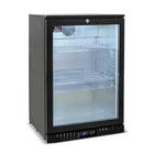 AG Single Door Bar Fridge - Black Body & Doors 1BBR-H - AG-1BBR-H