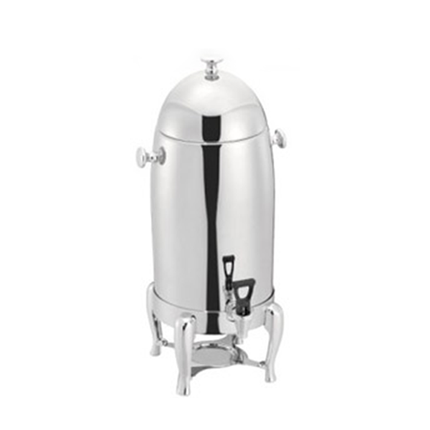 Mixrite AT80012 12L deluxe stainless steel coffee urn with chrome legs — front view