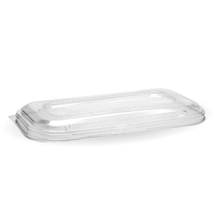 BioPak B-LBL-PLA(D) 750 and 1,000ml PLA Lid clear