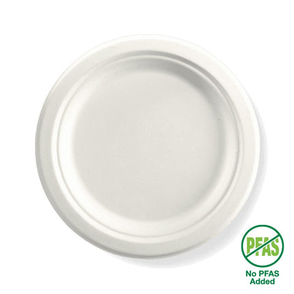 BioPak B-PL-09-PF 23cm (9") round plate white