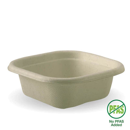 BioPak Plant Fibre Pulp Plastic-free SugarcaneTakeaway Base Container Box