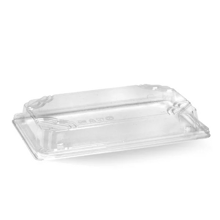 BioPak B-STL-LARGE Large sushi tray PLA lid clear