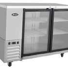 Atosa Glass Door Back Bar Fridge MBB59G-SM