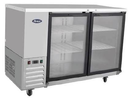 Atosa Glass Door Back Bar Fridge MBB59G-SM