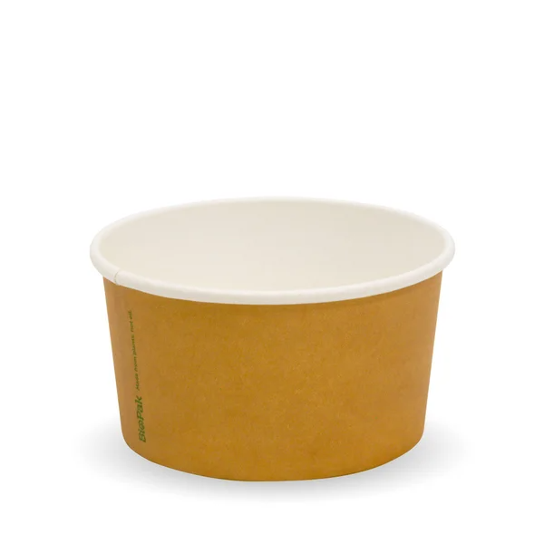 BioPak BB-BIC-5 150ml (5oz) ice cream cup printed