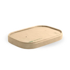 Rectangle paper lid, FSC Mix Qty:300 / kraft