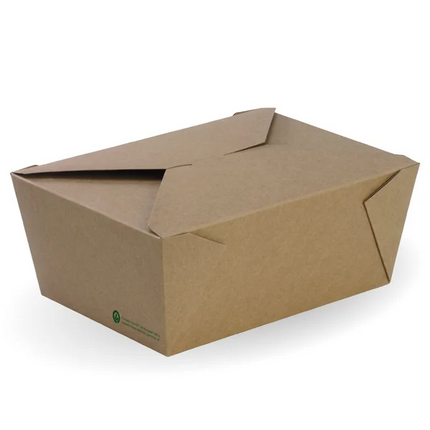 BioPak BB-LBXL-4 Extra large lunch box 197 x 140 x 90mm