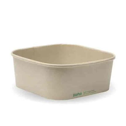 BioPak BB-SLB-1200-N 1,200ml square container with lining