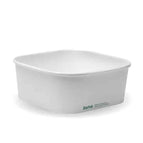 1,200ml square container with lining Qty:300 (BB-SLB-1200-W)