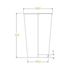 BioPak Single Wall Disposable Hot / Cold Takeaway Coffee Cups Art Series
