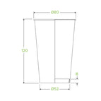 350ml / 12oz (80mm)  Qty:1000