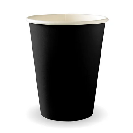 BioPak BC-12B 390ml (12oz) cup (fits large lids) black