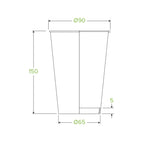 595ml / 20oz (90mm) Qty:500