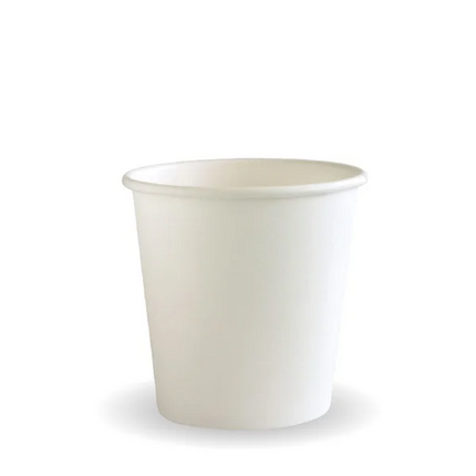 BioPak BC-4W 120ml (4oz) cup white