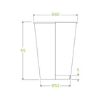 280ml / 8oz (80mm) Qty:1000