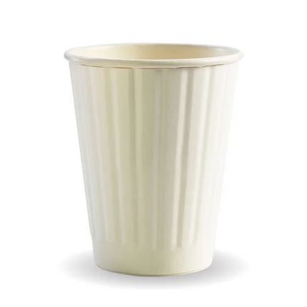 BioPak BC-8DWW 255ml (8oz) cup (fits small lids) white