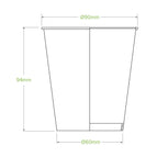 300ml / 10oz (90mm) Qty:1000