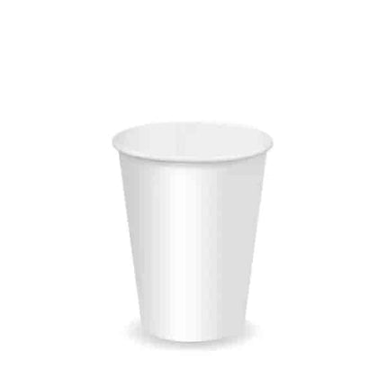 BioPak BCC-12 390ml / 12oz cold paper cup mixed colour leaf designs