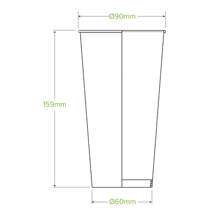 BioPak Cold Paper BioCup White