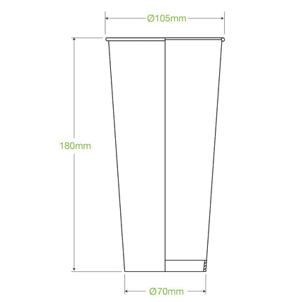 BioPak Cold Paper BioCup Green