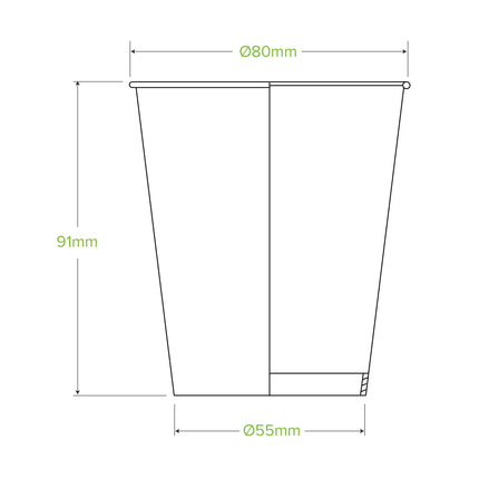 BioPak Cold Paper BioCup White