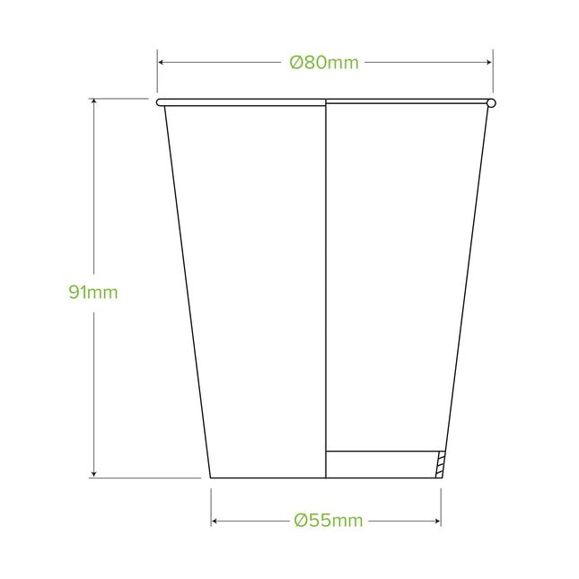 BioPak Cold Paper BioCup White
