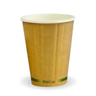 BioPak BCK-8DW-GS-V2 255ml (8oz) cup (fits small lids) kraft