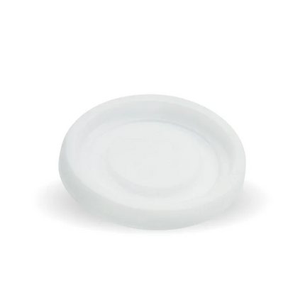 BioPak BCL-4 63mm PS lid no hole - fits 63mm cups - opaque
